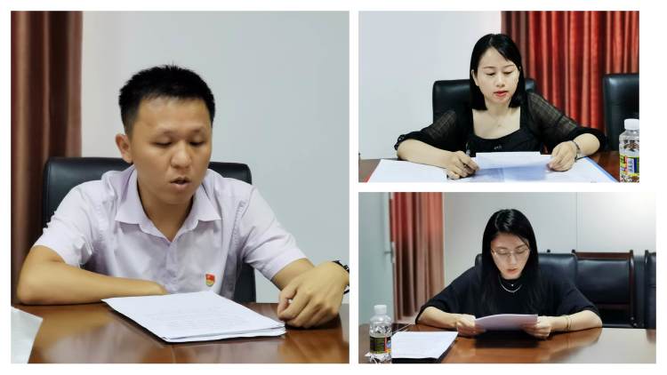 365英国在线体育召开支部党员大会集体学习暨进行预备党员转正(图3)